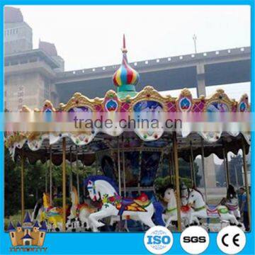 manufacturer high quality low price kids amusement park carousel horse square equipment