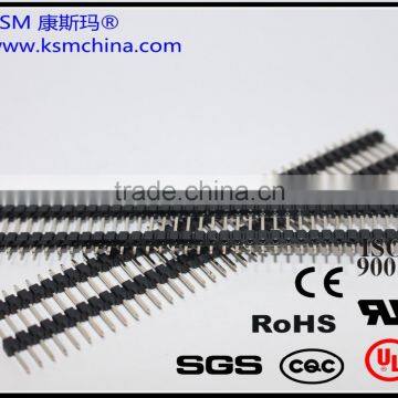 Double plastic 2.54mm single row pin header 1*40 male connector L21