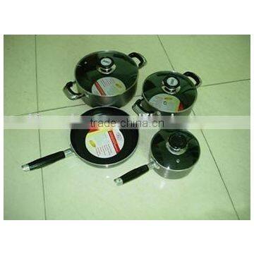 8pcs Aluminium Non-Stick Cookware Set