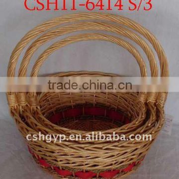 willow basket set of 3