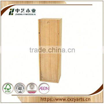 Big customers cooperation good quality Accept OEM rustic hinging bottle wood 12 bottle wooden wine box