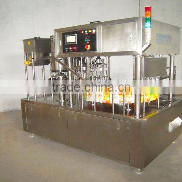 Automatic Jelly pouch with spout filling capping machine