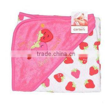 infant wrap, baby bath towel, hot sale blanket for girl