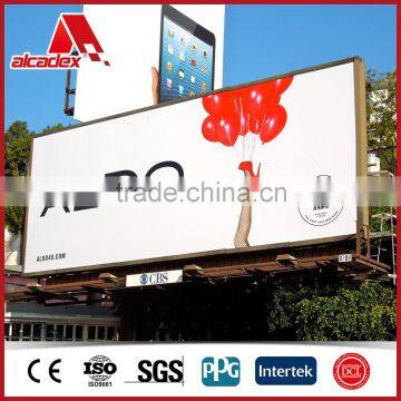 pe coated acp display board material aluminium plate