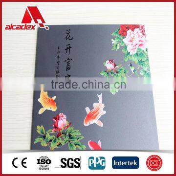 UV-printing aluminum composite panel flatness high quality decorative panel