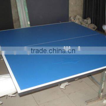 Waterproof outdoor used MDF top flexible table tennis table top Board for sale