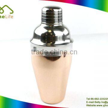 2016 new style bar used gold stainless steel Cocktail Shaker