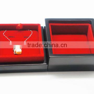 Luxury high quality wooden jewelry box with logo printed