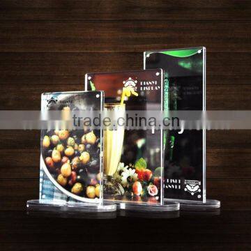 Restaurant Transparent table menu holder