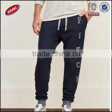 2015 wholesale fashion casual men jogger pants with pockets