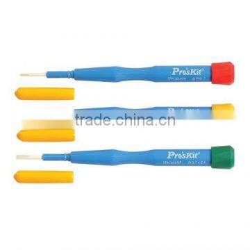 Brand ProsKit 1PK-034NC Aligner Tool Precision Slotted Ceramic Screwdrivers 0.4X1.8 mm Without Electromagnetic Induction