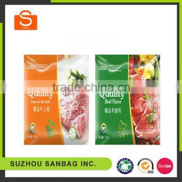 Promotion products food grade ldpe clear food delivery bags