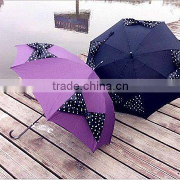 Butterfly knot Ladies Umbrella,solar umbrella for fashion