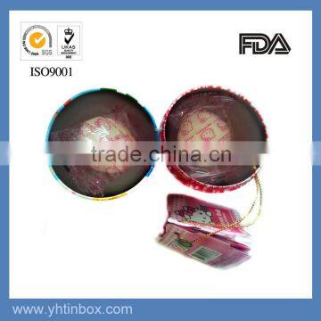 Christmas Tree Decoration Tin Round Gift Box photo-3