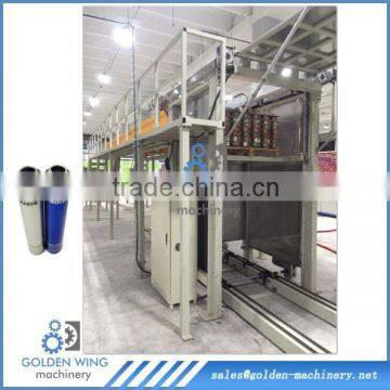 Automatic palletizer/stacker crane machine for aerosol tin can