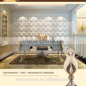 Eco-Friendly Feature and Home Theater Use Faux Leather Wall Panel Moonwave II photo-2