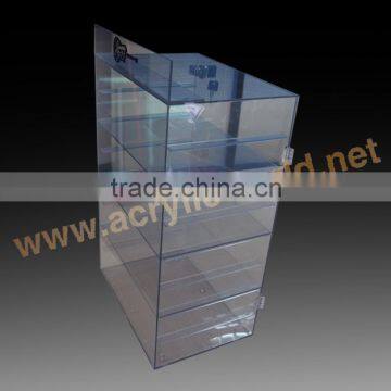 Acrylic Cellphone Charger Display Shelves With Removable Tray photo-3