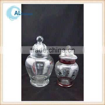small apothecary glass jar, glass wholesale apothecary jars