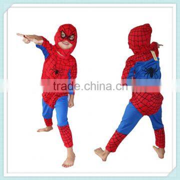 Superhero costumes performance clothing for children spiderman costumes spider-man cosplay costumes children christmas clothes