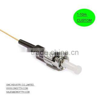 Low price of ST/PC SM 900um 2M fiber optic pigtail from China supplier