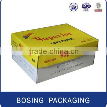 Corrugated paper packaging boxes with auto lubricants