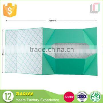 recyclable different types foldable apparel packaging box