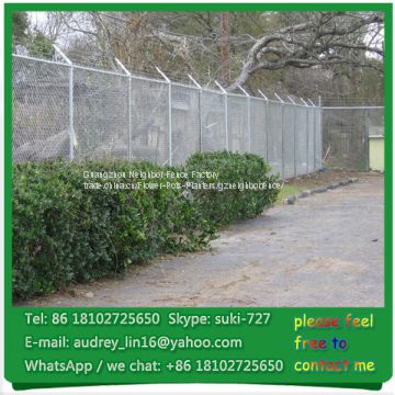 High Quality chain link fence top barbed wire cheap barbed wire fencing