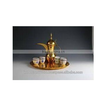 Arabic Brass Dallah Tea Coffee Pot, Arabic Dallah