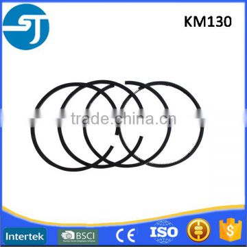 Diesel motor parts KM130 cast iron with chrome piston ring set