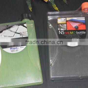 A5 850ml Flat Transparent Memo Plastic Water Bottle, N5 1000ml Flat Transparent Memo Water Bottle photo-4