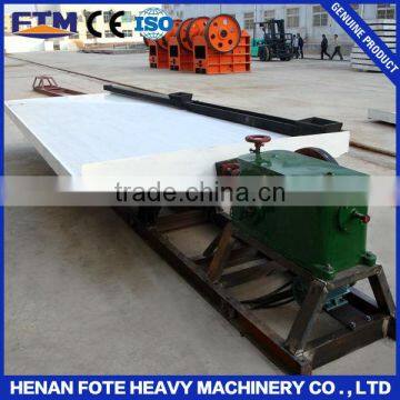 Ore dressing equipment shaking table