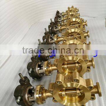 ANSI 6"-150LB Full Brass Material Triple Offset Butterfly Valve Best Price & High Quality photo-2