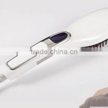 Anti-Scald Lcd Display Hair Straightening Brush/Hair Straightening Comb