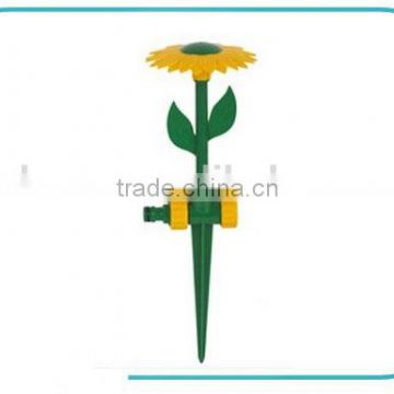 Hot sell! 1/2" Sun flower Irrigation pin plastic agricultural lawn garden sprinkler