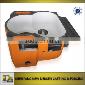 OEM alloy steel sand casting gearbox housing for top drive