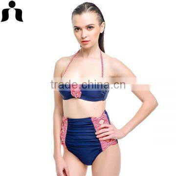 Hot Model Women High Waist Ladies Swim Wear photo-6