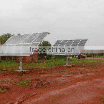 solar mounting for open field