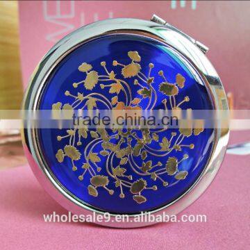 Metal Folding Pocket Mirror Portable Cosmetic Mirror photo-2