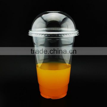 Premium Plastic Clear PET Cups with Lids