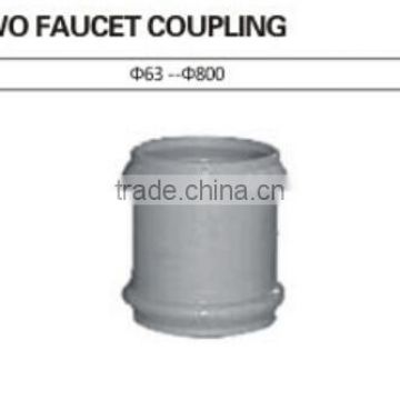 TWO FAUCER COUPLING