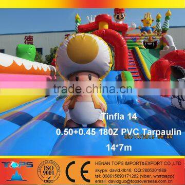Inflatable Slide Tinfla 14 in PVC Tarpaulin Mario photo-5