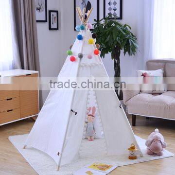 Canvas Material and Soft Toy Style Indoor Children Play Kids Tipi Tent photo-2