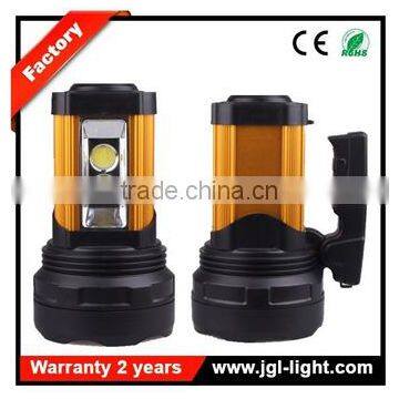 handheld rechargeable outdoor maintenance high power searchlight 5JG-A399 cree 15w maintenance work light and side warning light