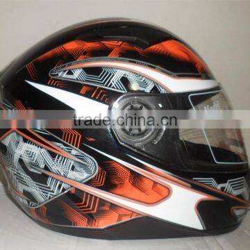 bluetooth double visor helmet/Moto cross ECE helmet /Full face bluetooth helmet/Adults Motorcycle helmet (TKH809)