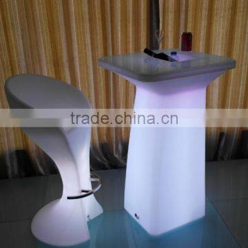 HUAJUN colorful LED bar table for club