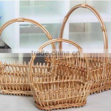 Wicker Plant Baskets as Home Garden Decor From Manufacturer