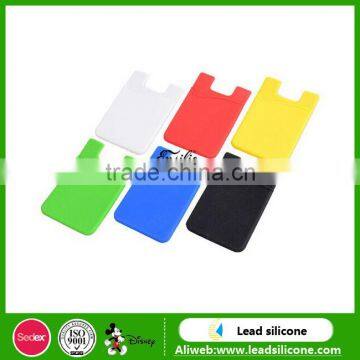 3M Sticker Back Card Sets Silicone Phone Back Pouch for Card photo-2