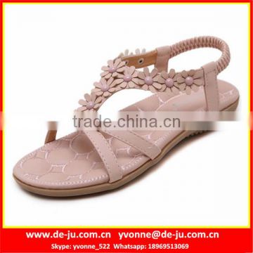 PU Leather Adjustable Flip Flops Cool Shoe