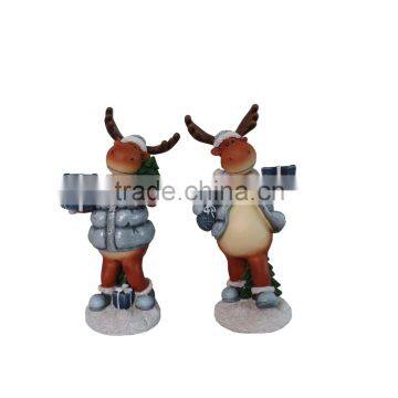 2014 New Handmade Resin Christmas Reindeers Gift for Sale photo-2