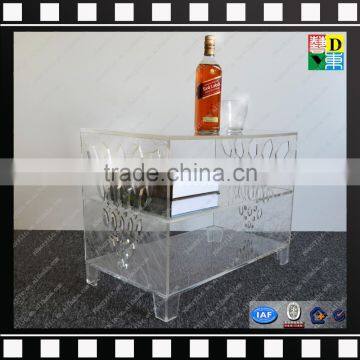 custom design acrylic book storage box high quality cheap acrylic storage table for book new arrival clear acrylic book stand